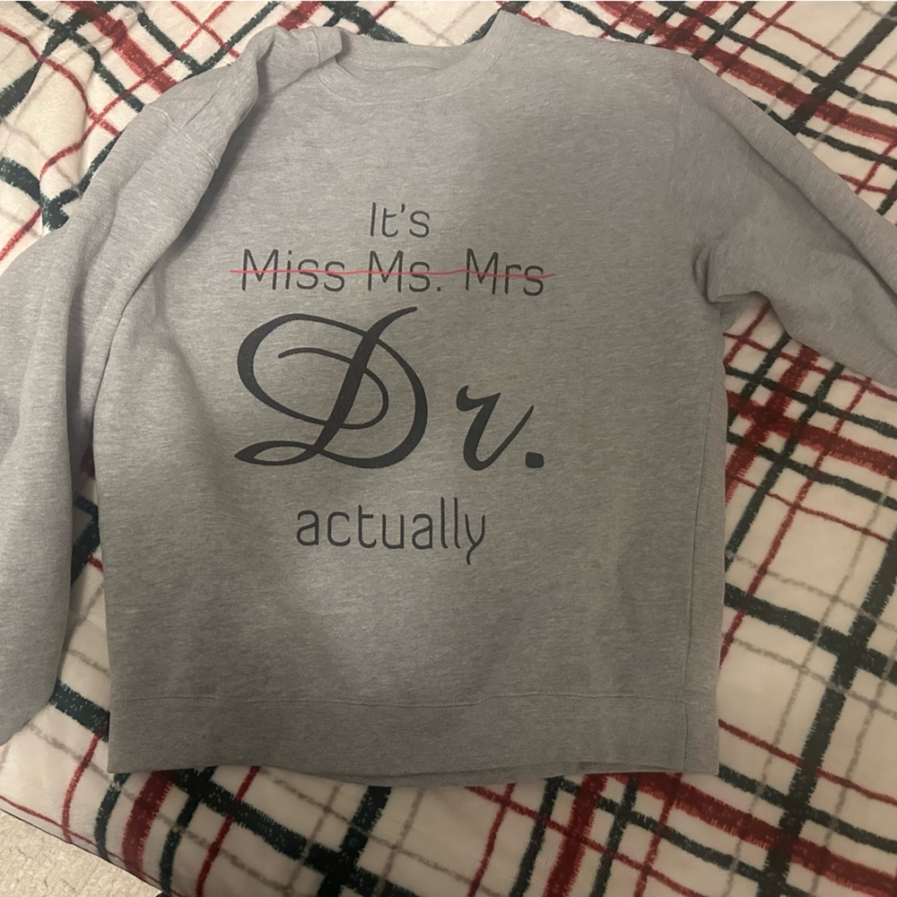 Gray Graphic Sweatshirt